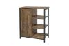 Picture of WEEFON 1 Door and 3 Open Shelves Storage Cabinet