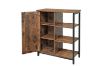 Picture of WEEFON 1 Door and 3 Open Shelves Storage Cabinet