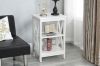 Picture of VECELO 2-Shelf Side Table (Off White) 