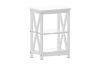 Picture of VECELO 2-Shelf Steel Frame Side Table (Off White) 