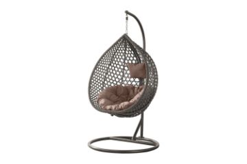 Picture of DAKOTA Rattan Outdoor Hanging Egg Chair (Grey)