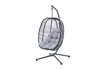 Picture of TUROSS Rattan Outdoor Hanging Egg Chair