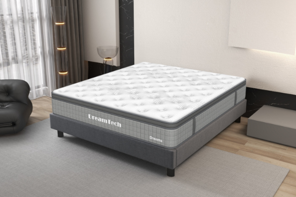 Picture of DREEMA 5-Zone Memory Foam Pocket Spring Mattress with Lumbar Latex Support in Queen Size  