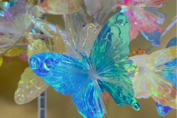 Picture of 364-006 55 Butterfly LED Christmas Tree Lights