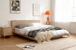 Picture of YUKI Japanese Low Height Bed Frame Set with Headboard in Queen/King Size/ Super King Size