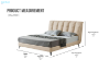 Picture of ALANYA Queen/Super King Size Bed Frame (Champagne)