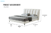 Picture of ALANYA Queen/Super King Size Bed Frame (White)