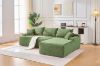 Picture of ASHFORD Fabric Sectional Compressed Sofa (Green)