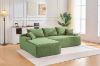 Picture of ASHFORD Fabric Sectional Compressed Sofa (Green)