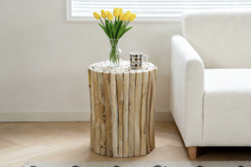 Picture of WILDBRANCH D35 Teak Wood Stool/Side table