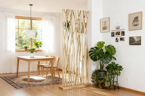 Picture of WILDBRANCH 200x80cm Teak Wood Decorative Screen