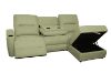 Picture of KIMBERLY Power Reclining Sectional Sofa with Drop-Down Console - Chaise Facing Right