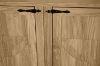Picture of DORN 4-Door Storage Cabinet with Shelves (Oak Colour)