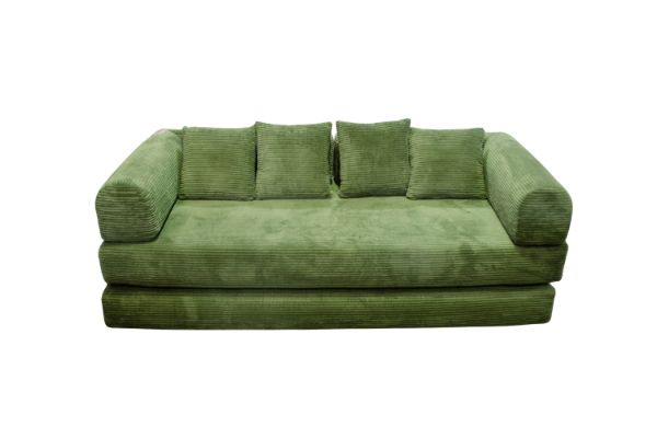 Picture of SINDARA Modular Compressed Sofa/Folding Sofa Bed Range (Green) - Loveseat