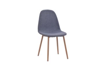 Picture of EMBER Dining Chair with Wood-Tone Metal Legs - 4 Chairs in 1 Carton