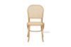 Picture of  [FLOOR MODEL CLEARANCE] SYDNEE Solid Beech Rattan Back and Seat Dining Chair (Natural)
