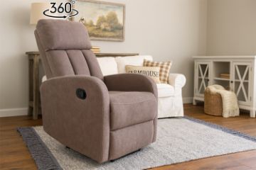 Picture of  [FLOOR MODEL CLEARANCE]  JENSEN Manual 360° Swivel Rocking Lounge Chair