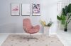 Picture of  [FLOOR MODEL CLEARANCE] LESA Swirl Velvet Lounge Chair (Pink)