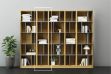 Picture of  [FLOOR MODEL CLEARANCE]  COLIN 210x43cm Wall System Solution Bookshelf (Oak and Grey)