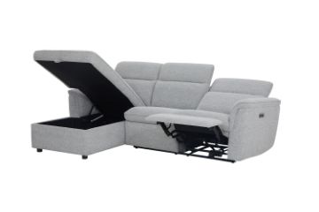 Picture of  [FLOOR MODEL CLEARANCE] FOSCA Sectional Power Reclining Sofa With Storage & USB Port