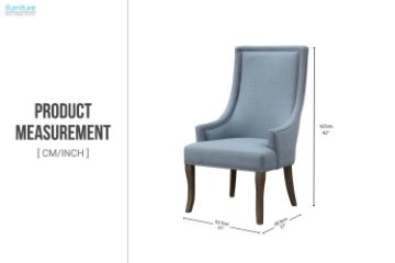 Picture of  [FLOOR MODEL CLEARANCE] RENATA Solid Wood High Back Dining Chair