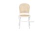 Picture of  [FLOOR MODEL CLEARANCE] SYDNEE Solid Beech Rattan Back and Seat Dining Chair (White) 
