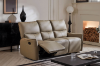 Picture of  [FLOOR MODEL CLEARANCE]  NICOLE 3 Seat Recliner Sofa (3RR)Genuine Leather Manual 