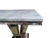 Picture of  [FLOOR MODEL CLEARANCE]  OPERA 140 Marble Top Stainless Steel Console Table