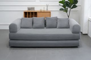 Picture of SINDARA Modular Compressed Sofa/Folding Sofa Bed Range (Grey) - Loveseat