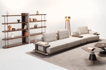 Picture of DIAMOND Sectional Sofa with Console