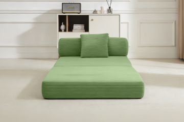 Picture of SINDARA Modular Compressed Sofa/Folding Sofa Bed Range (Green) - Armless
