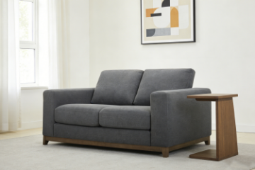 Picture of SIESTA 2 Seater Fabric Sofa (Dark Grey)