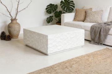 Picture of CORTEN 100 Square Fiberglass Coffee Table