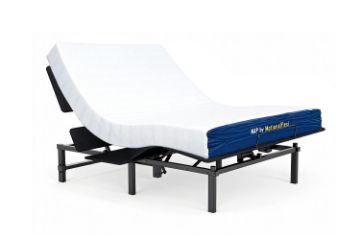 Picture of MOTIONFLEXI Electric Adjustable Bed Base with Memory Foam Mattress Set in Long Single/Queen/Super King Size