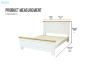 Picture of BRAMPTON Solid Wood Bedframe - Super King Size