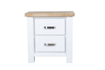 Picture of BRAMPTON 2-Drawer Solid Wood Bedside Table