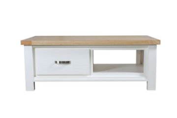 Picture of BRAMPTON 1-Drawer Solid Wood Coffee Table