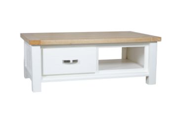 Picture of BRAMPTON 1-Drawer Solid Wood Coffee Table