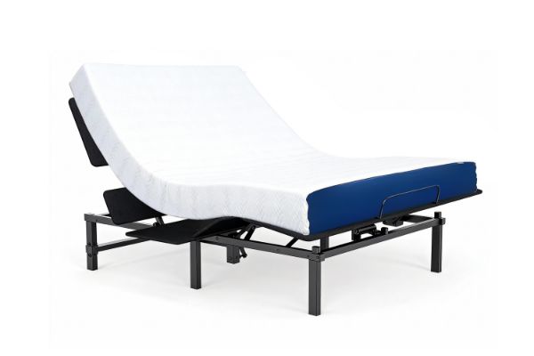 Picture of MOTIONFLEXI Electric Adjustable Bed Base with Memory Foam Mattress Set - Queen Size