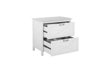 Picture of BALEN 2-Drawer File Cabinet (White) 