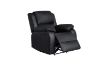 Picture of MARVIN Air Leather Manual Reclining Sofa Range (Black) - 1 Seat Recliner Chair (1R)
