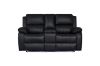 Picture of MARVIN Air Leather Manual Reclining Sofa Range (Black) - 3RRC+2RRC Sofa Set