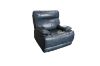 Picture of SOMIA Top-Grain Leather Manual Reclining Sofa Range (Dark Blue) - 1 Seat Recliner Chair (1R)