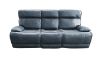 Picture of SOMIA Top-Grain Leather Manual Reclining Sofa Range (Dark Blue) - 3RR + 2RR Sofa Set