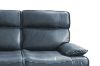 Picture of SOMIA Top-Grain Leather Manual Reclining Sofa Range (Dark Blue) - 3RR + 2RR Sofa Set