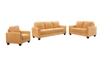 Picture of ANTONIA 3/2/1 Seater Fabric Sofa Range (Yellow)