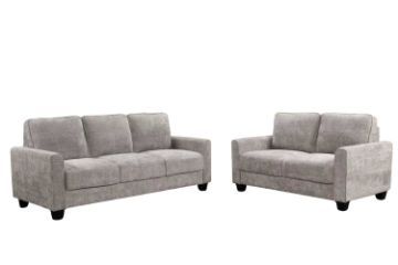 Picture of ANTONIA Fabric Sofa Range (Grey) - 3+2 Sofa Set
