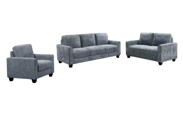 Picture of ANTONIA 3/2/1 Seater Fabric Sofa Range (Blue) 