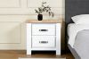 Picture of BRAMPTON 2-Drawer Solid Wood Bedside Table