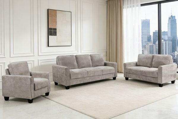 Picture of ANTONIA Fabric Sofa Range (Grey) - 3+2+1 Sofa Set